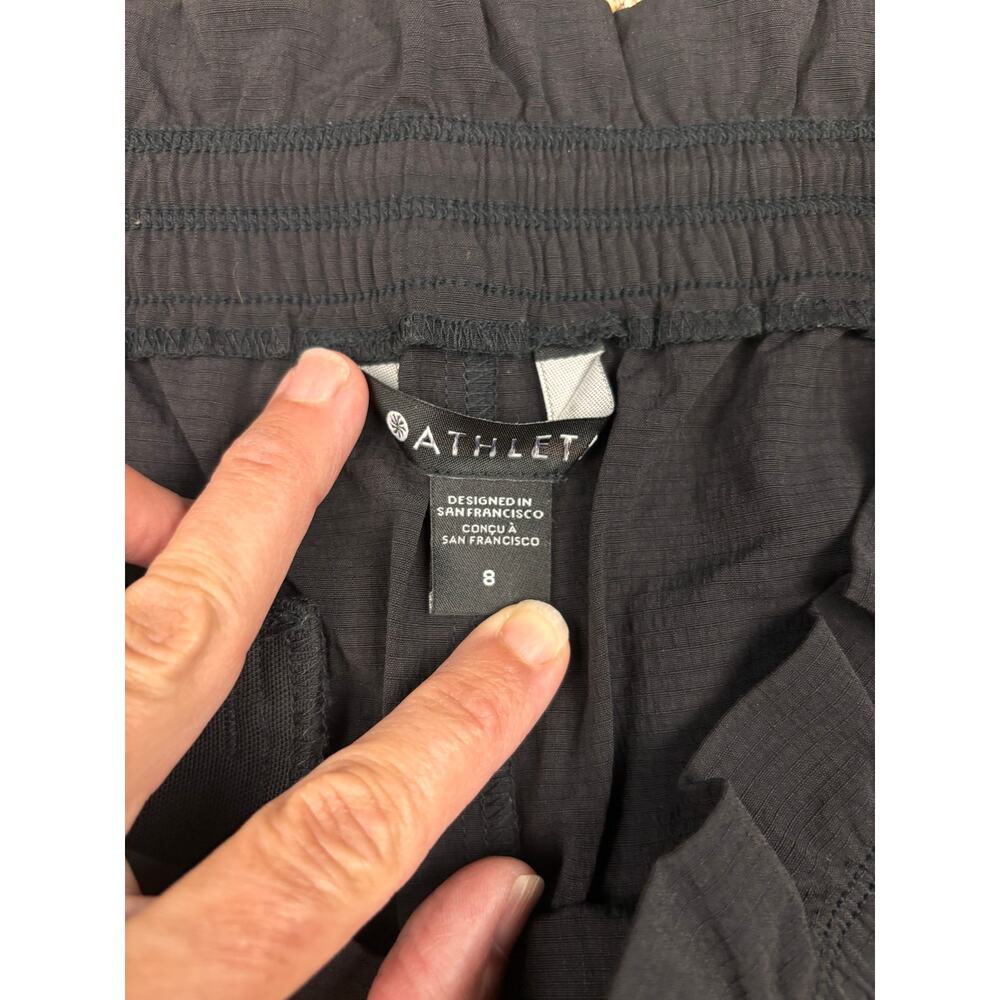 ⚫ Athleta Trekkie High Rise Parachute Pants | Size 8 | Black - Picture 5 of 9